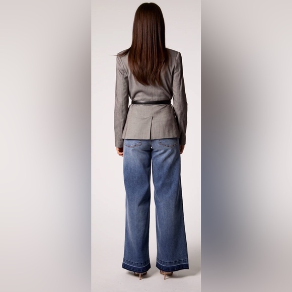 Blue Revival TAYLOR BELTED BLAZER - GREY HERRINGBONE - Picture 2 of 14